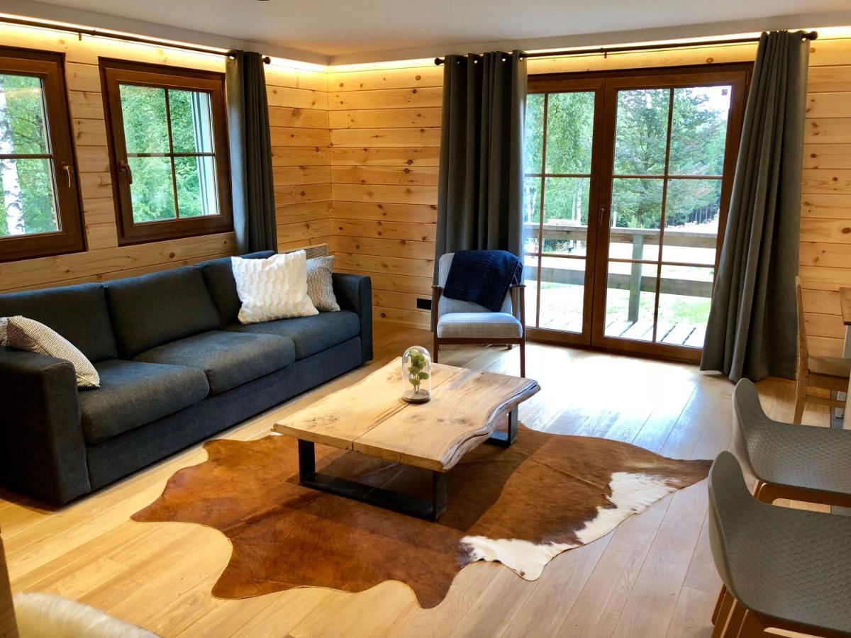Chalet De Charme, Le "Caribou Lodge", Eifel Belge Büllingen Dış mekan fotoğraf