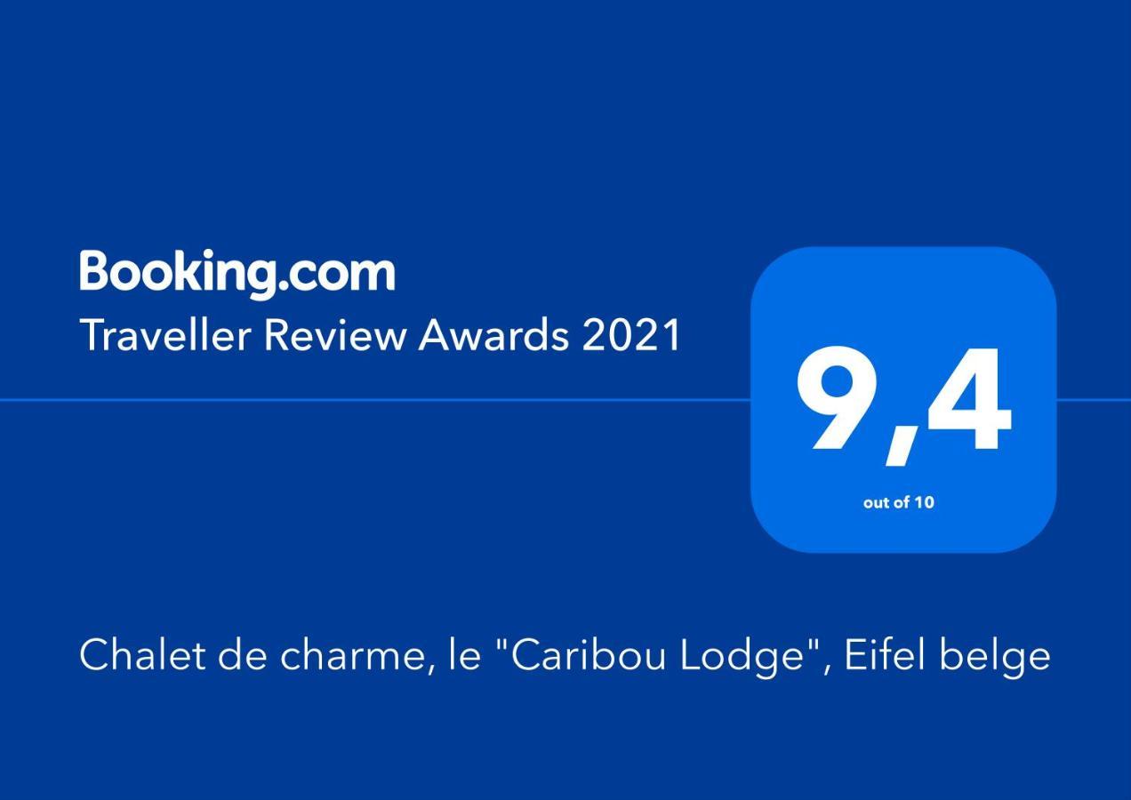 Chalet De Charme, Le "Caribou Lodge", Eifel Belge Büllingen Dış mekan fotoğraf